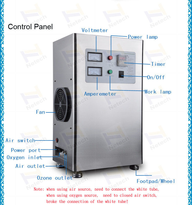 Commercial Office House Ozone Generator water purifier 50HZ For Dirty Water